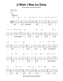 (I Wish I Was In) Dixie von Daniel Decatur Emmett (Download) 