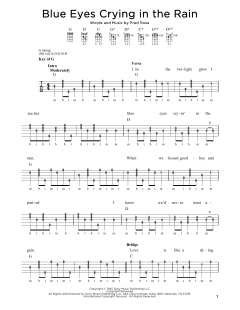 Blue Eyes Crying In The Rain von Elvis Presley (Download) 