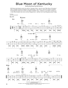 Blue Moon Of Kentucky von Bill Monroe (Download) 