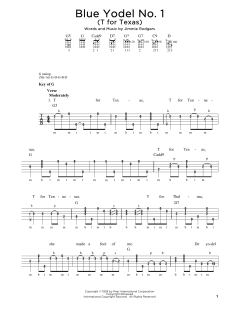 Blue Yodel No. 1 von Jimmie Rodgers (Download) 