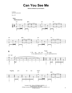 Can You See Me von Jimi Hendrix (Download) 