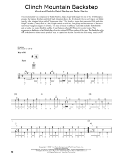 Clinch Mountain Backstep von Carter Stanley (Download) 