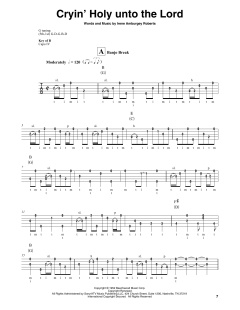 Cryin' Holy Unto The Lord von Martha Carson (Download) 