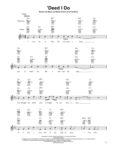 'Deed I Do von Fred Rose (Download) 