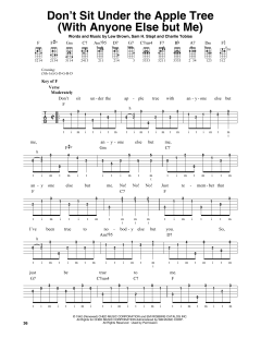 Don't Sit Under The Apple Tree von Lew Brown (Download) 