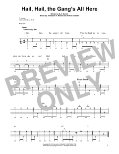 Hail, Hail, The Gang's All Here von Arthur Seymour Sullivan (Download) 