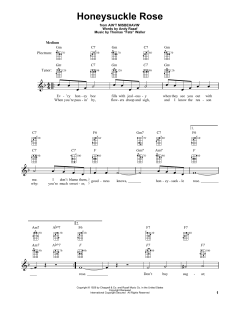 Honeysuckle Rose von Django Reinhardt (Download) 