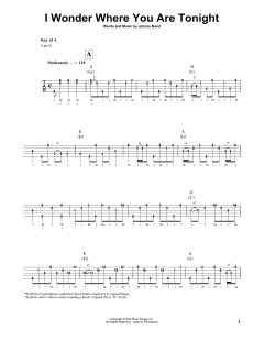 I Wonder Where You Are Tonight von Johnny Bond (Download) 