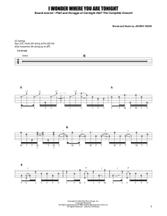 I Wonder Where You Are Tonight von Earl Scruggs (Download) 