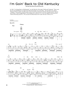 I'm Goin' Back To Old Kentucky von Bill Monroe (Download) 