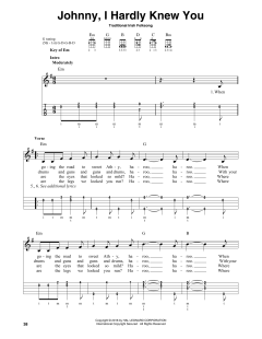 Johnny, I Hardly Knew You von Traditional Irish Folk Song (Download) 