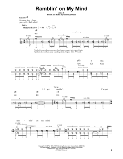 Ramblin' On My Mind von Eric Clapton (Download) 