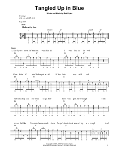 Tangled Up In Blue von Bob Dylan (Download) 