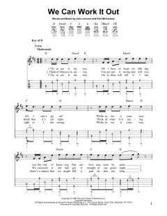 We Can Work It Out von The Beatles (Download) 