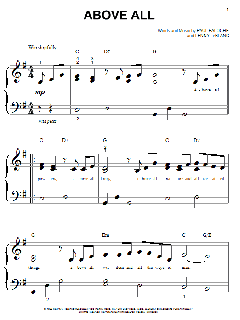 Above All von Paul Baloche (Download) 