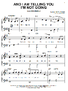 And I Am Telling You I'm Not Going von Tom Eyen (Download) 