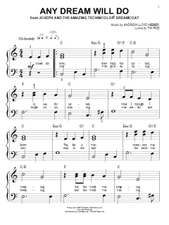 Any Dream Will Do von Tim Rice (Download) 