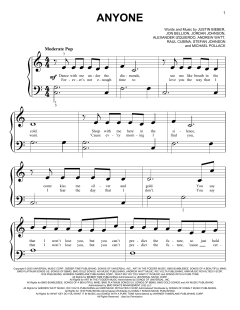 Anyone von Justin Bieber (Download) 
