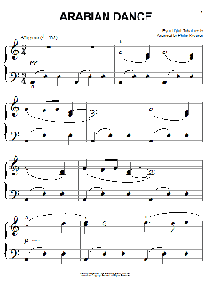 Arabian Dance von Peter Iljitsch Tschaikowsky (Download) 