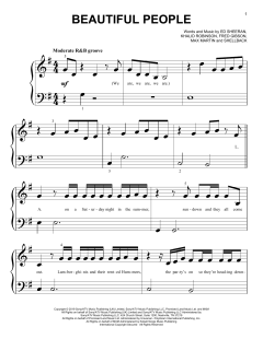 Beautiful People von Ed Sheeran (Download) 