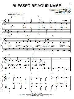 Blessed Be Your Name von Matt Redman (Download) 