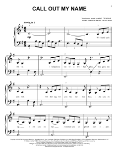 Call Out My Name von The Weeknd (Download) 