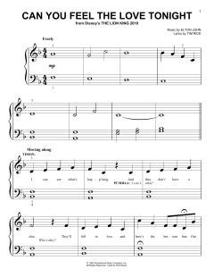 Can You Feel The Love Tonight von Elton John (Download) 