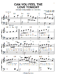 Can You Feel The Love Tonight von Elton John (Download) 