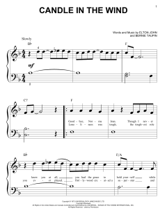 Candle In The Wind von Elton John (Download) 