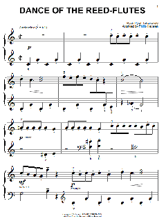 Dance Of The Reed-Flutes von Peter Iljitsch Tschaikowsky (Download) 
