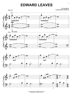 Edward Leaves von Alexandre Desplat (Download) 
