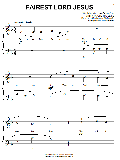 Fairest Lord Jesus von Joseph August Seiss (Download) 