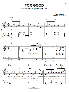 For Good von Stephen Schwartz (Download) 