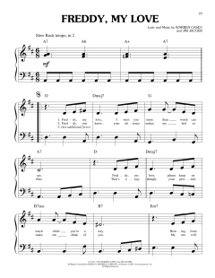 Freddy, My Love von Jim Jacobs (Download) 