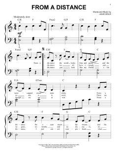 From A Distance von Julie Gold (Download) 