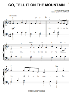 Go, Tell It On The Mountain von John W. Work Jr. (Download) 