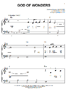 God Of Wonders von Marc Byrd (Download) 