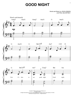 Good Night von The Beatles (Download) 