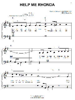 Help Me Rhonda von Beach Boys (Download) 