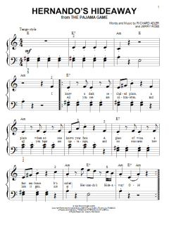 Hernando's Hideaway von Jerry Ross (Download) 