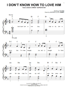 I Don't Know How To Love Him von Tim Rice (Download) 