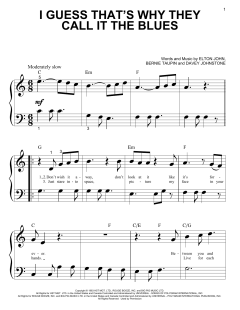 I Guess That's Why They Call It The Blues von Elton John (Download) 