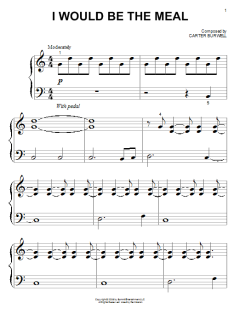 I Would Be The Meal von Carter Burwell (Download) 