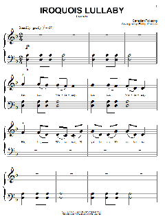 Iroquois Lullaby von Canadian Folksong (Download) 