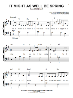 It Might As Well Be Spring von Richard Rodgers (Download) 