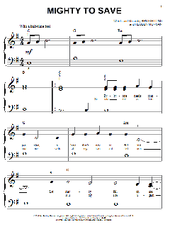 Mighty To Save von Hillsong Worship (Download) 