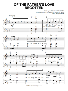 Of The Father's Love Begotten von Aurelius C. Prudentius (Download) 