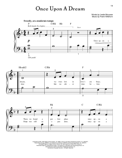 Once Upon A Dream von Leslie Bricusse (Download) 