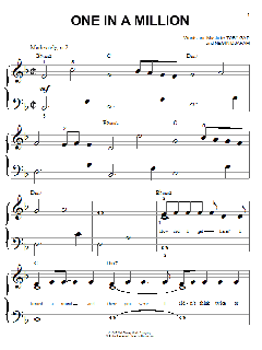 One In A Million von Miley Cyrus (Download) 