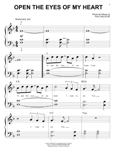 Open The Eyes Of My Heart von Sonicflood (Download) 